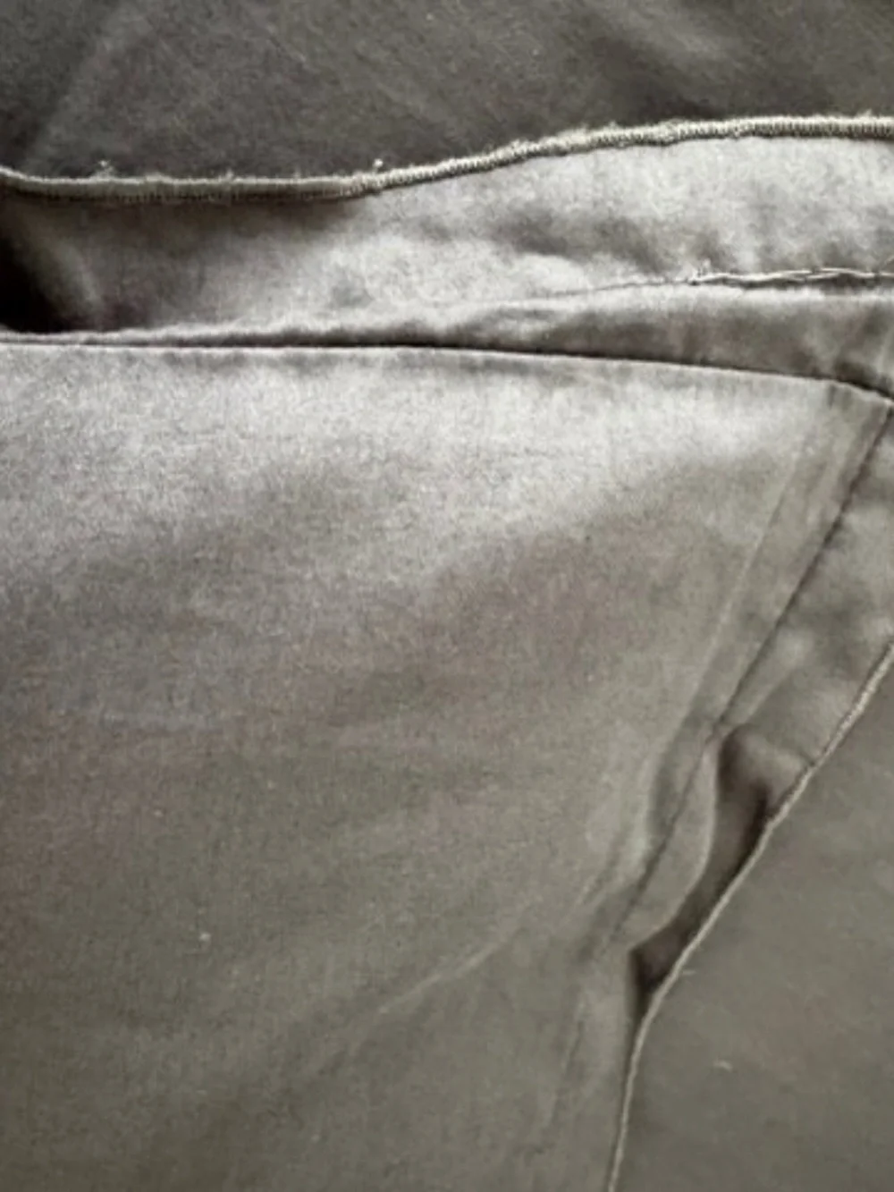 PARACHUTE 100% Sateen Cotton Duvet Cover Full/ QUEEN Dark Gray - Altered